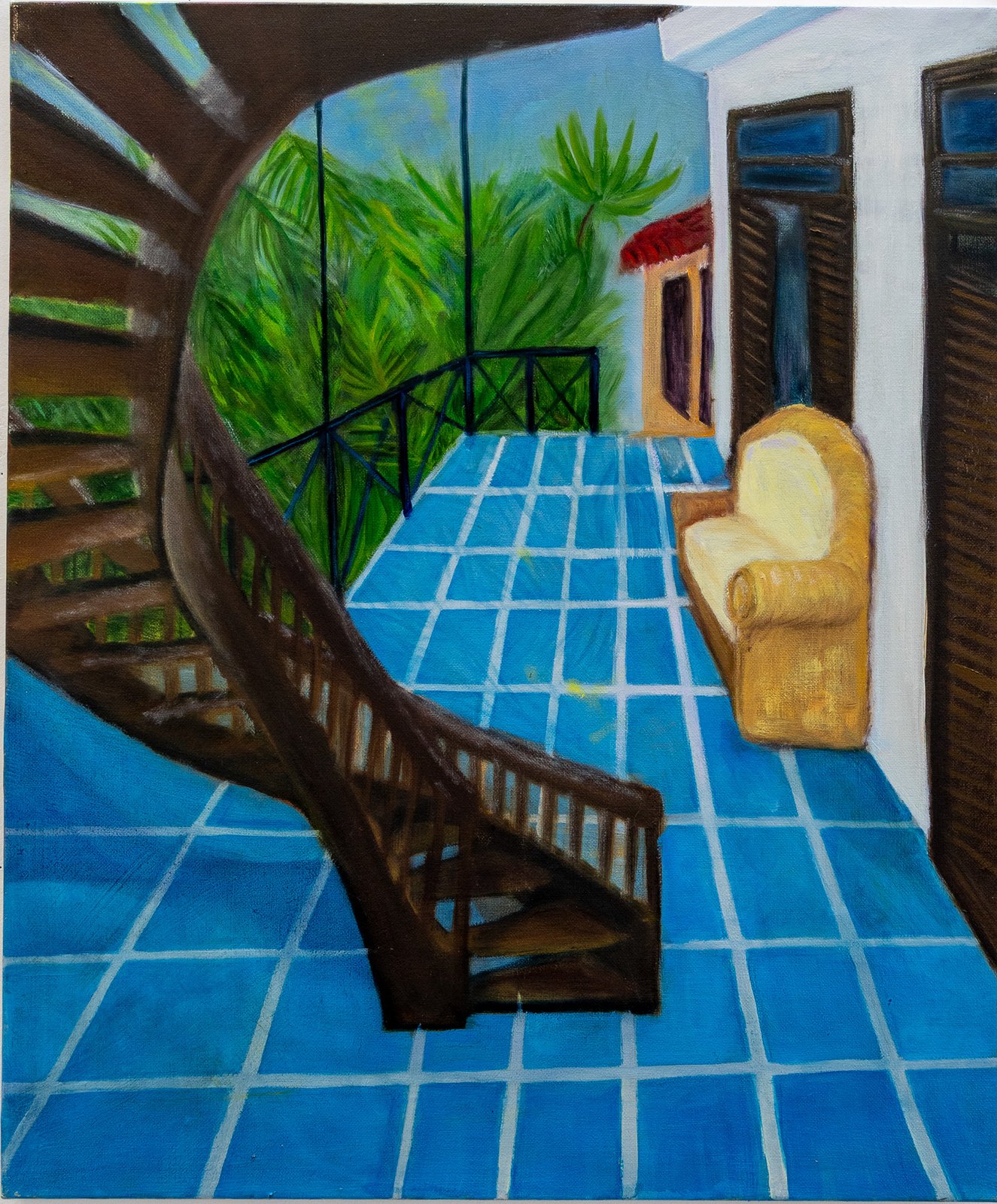 Socio — oil on canvas, 2025